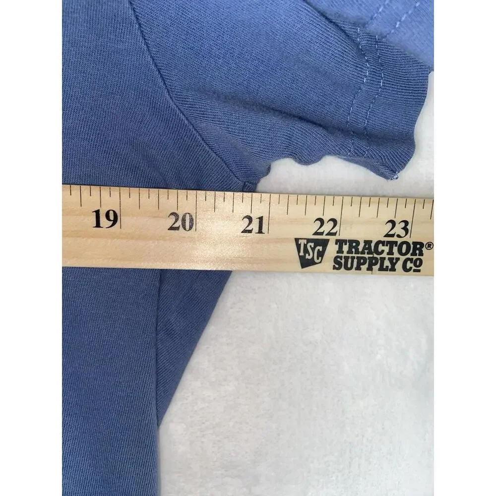 Life Is Good T Shirt M Work From Home Pants Optional S/S Dog XXL Blue Crew Neck - Picture 6 of 10